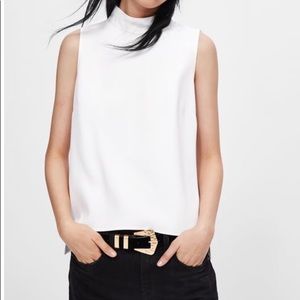 Zara Asymmetric Top- Size Small, NEVER WORN